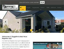Tablet Screenshot of ideal-huse.dk